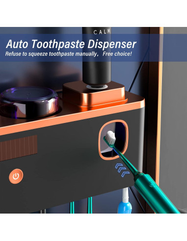 Soporte para Cepillos de Dientes Bailinna con Dispensador Solar