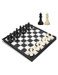 Juego de Ajedrez Magnético de Viaje Joneytech 24.9 cm Plegable