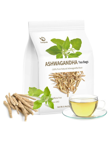 Bolsitas de Té Herbal Puro Tempoak - 60 Unidades Ashwagandha