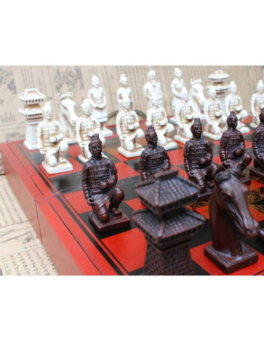 Juego de Ajedrez Grande IADUMO Plegable 40x40 cm Madera