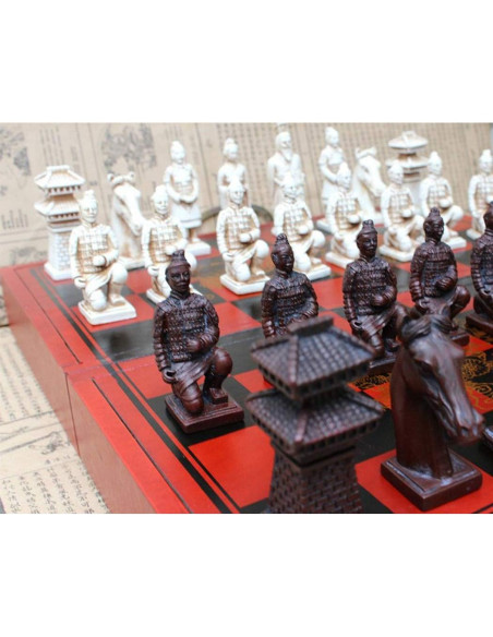 Juego de Ajedrez Grande IADUMO Plegable 40x40 cm Madera Juego de Ajedrez Grande IADUMO Plegable 40x40 cm Madera