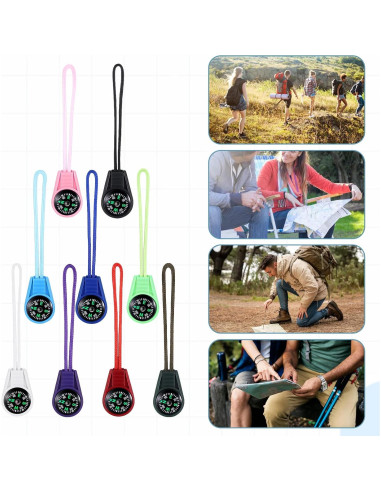 Brújula Mini KALIONE Multicolor 20 Piezas Camping