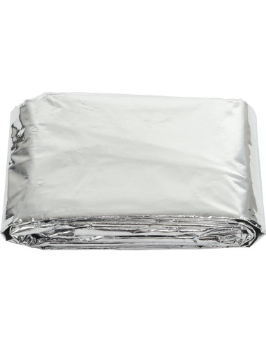 Manta de Emergencia Tiiyee Mylar Plateada 100x127 cm