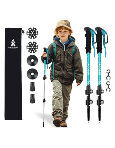 Bastones de Senderismo Plegables Croosse para Niños 50-97cm