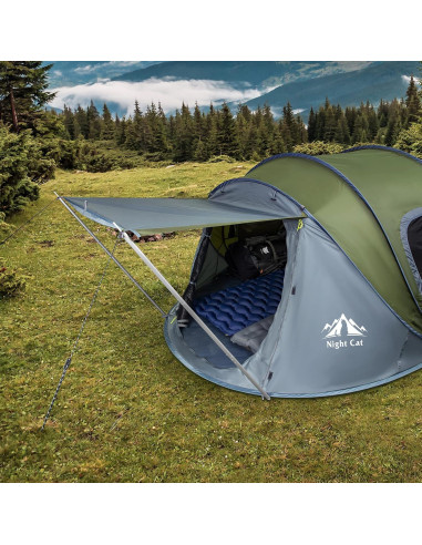 Varillas Telescópicas de Aluminio Night Cat para Toldo - 2 Piezas