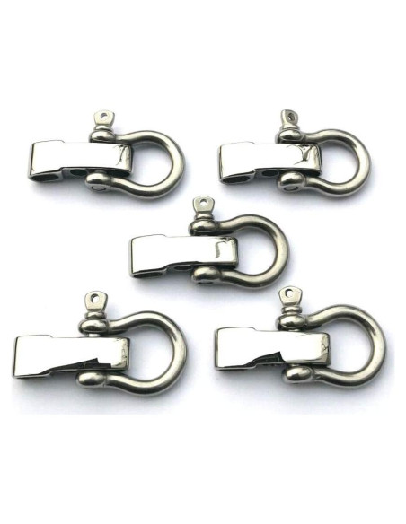 Grilletes de Acero Inoxidable JY-MARINE 5 Unidades 5mm Grilletes de Acero Inoxidable JY-MARINE 5 Unidades 5mm