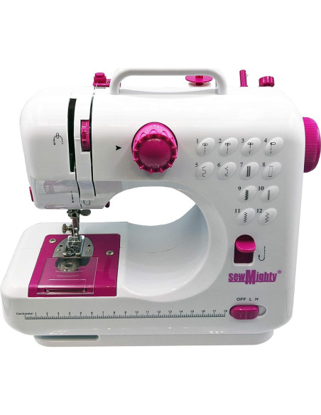 Máquina de Coser Portátil Sew Mighty Poderosa Multi - 12 Patrones Máquina de Coser Portátil Sew Mighty Poderosa Multi - 12 Patrones