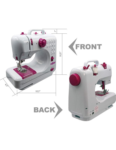 Máquina de Coser Portátil Sew Mighty Poderosa Multi - 12 Patrones Máquina de Coser Portátil Sew Mighty Poderosa Multi - 12 Patrones