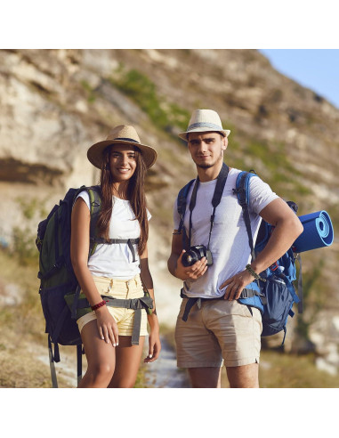 Bonuci 24 Pulseras de Paracord Ajustables para Supervivencia