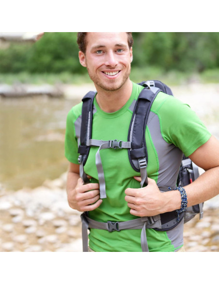 Bonuci 24 Pulseras de Paracord Ajustables para Supervivencia Bonuci 24 Pulseras de Paracord Ajustables para Supervivencia