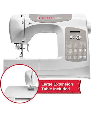 Máquina de Coser Computarizada SINGER C5200 con Mesa y Accesorios
