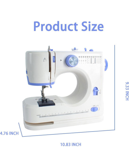 Máquina de Coser Portátil Stoigeld 725 con 12 Puntadas y Kit Máquina de Coser Portátil Stoigeld 725 con 12 Puntadas y Kit