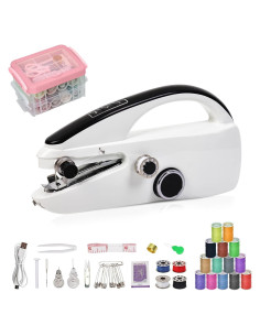 Máquina de Coser Portátil de Mano Mini Kit de Costura A