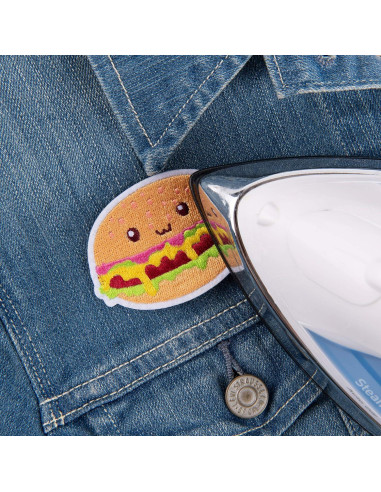 Parches Kawaii de Animales en Comida SCS Direct - 24 Piezas