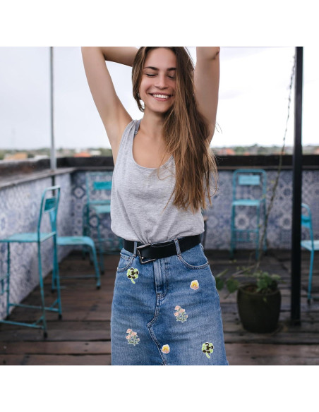 15 Parches Bordados de Flores KALIONE para Planchar y Coser 15 Parches Bordados de Flores KALIONE para Planchar y Coser