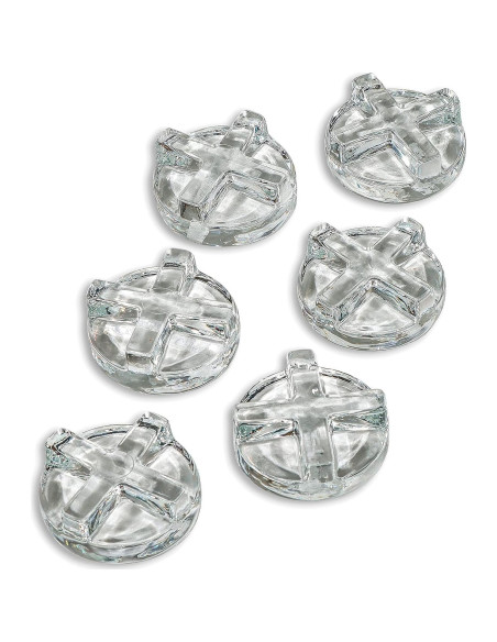 Pesas de Vidrio para Fermentación Trademark Innovations - Juego de 6 Pesas de Vidrio para Fermentación Trademark Innovations - Juego de 6