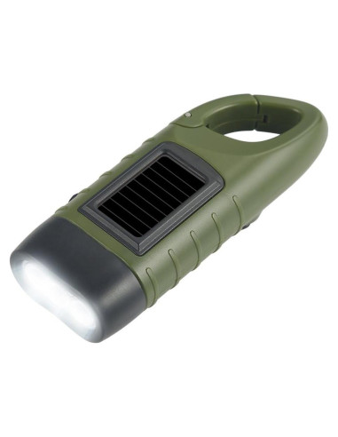 Linterna Solar de Manivela EKNBKE SP-01 Verde Portátil