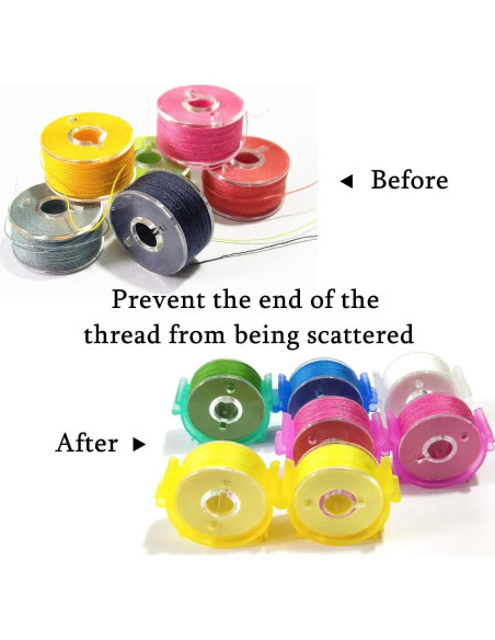 Clips Pequeños para Bobinas de Coser YEQIN 50 Pcs Coloridos Clips Pequeños para Bobinas de Coser YEQIN 50 Pcs Coloridos