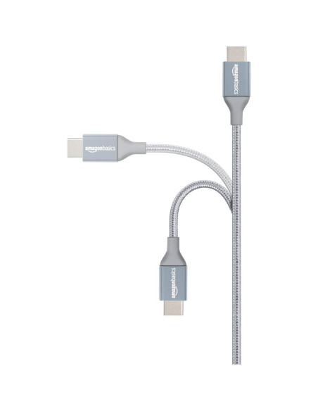 Cable de carga rápida USB-C a USB-A 2.0 Amazon Basics 1.83m Cable de carga rápida USB-C a USB-A 2.0 Amazon Basics 1.83m