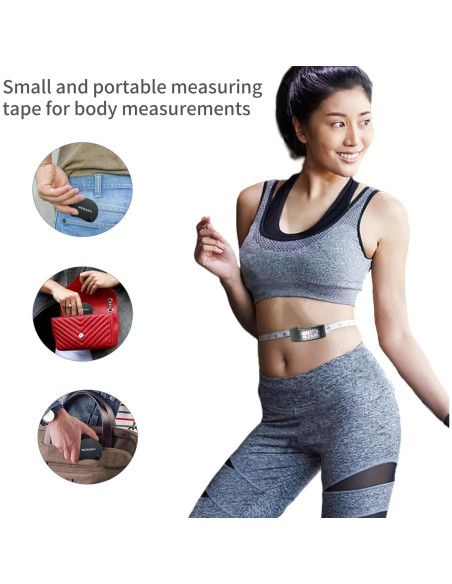 Cinta Métrica Wokaku 150cm Doble Escala con Pin de Bloqueo Cinta Métrica Wokaku 150cm Doble Escala con Pin de Bloqueo