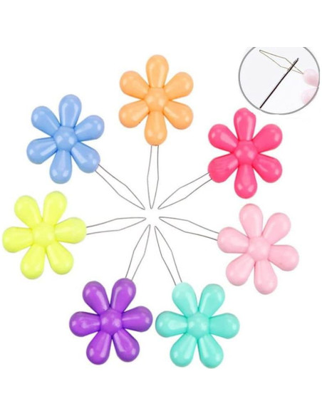 Enhebradores de Agujas Multicolores FeiHong - 12 Piezas Enhebradores de Agujas Multicolores FeiHong - 12 Piezas