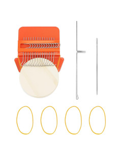 Telar de Remiendos QWORK Speedweve - Kit de 14 Ganchos para Tejidos