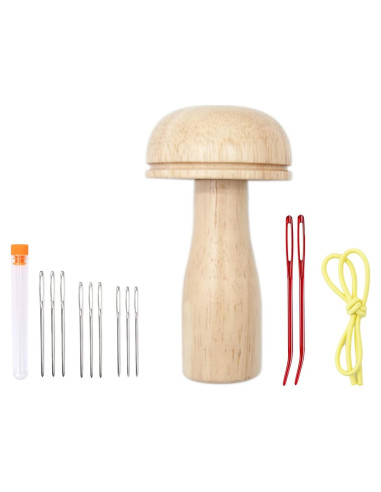 Juego de Agujas de Coser Wmzjnljy con Hongo de Remendar 108g
