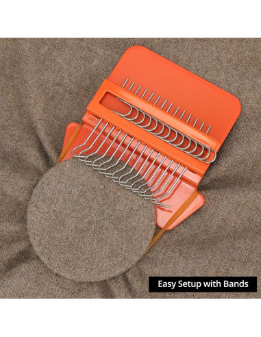 Telar de Remiendos QWORK Speedweve - Kit de 14 Ganchos para Tejidos