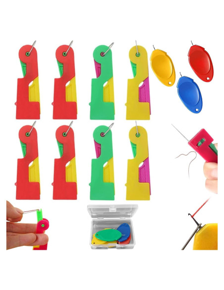 Enhebrador Automático de Agujas KCYUOWQ - 11 Piezas Enhebrador Automático de Agujas KCYUOWQ - 11 Piezas