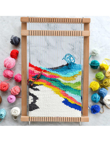 Kit de Telar LYKTRIX para Niños 29x19 cm - Tejido Creativo