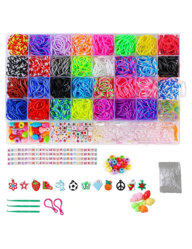 Kit de Fabricación de Pulseras DDCOWP 2500+ con 2500 Bandas