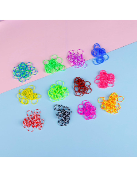 Kit de Fabricación de Pulseras DDCOWP 2500+ con 2500 Bandas Kit de Fabricación de Pulseras DDCOWP 2500+ con 2500 Bandas