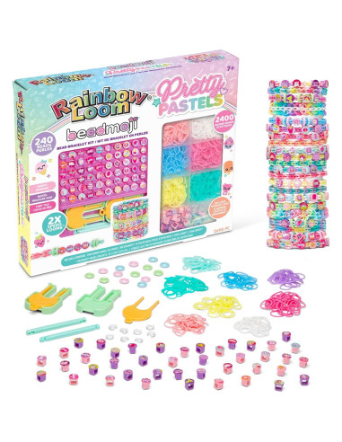 Kit de Creación de Pulseras Rainbow Loom Pretty Pastels - 240 Piezas