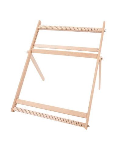 Telar de Tejer Ajustable BHDD de Madera Sólida 70x50cm