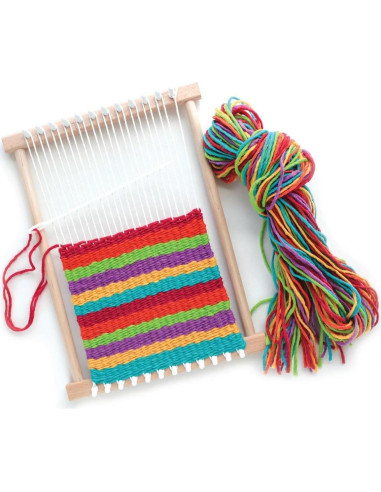 Telar de Tejido de Madera Harrisville 7" x 10" para Niños