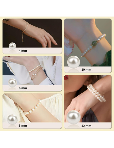 Kit de Perlas Qunland 1200 Piezas para Pulseras DIY