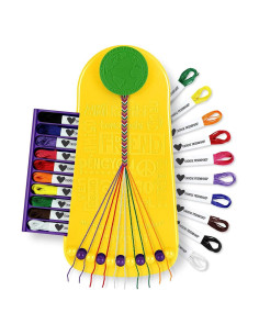 Kit de Pulseras de Amistad Elige Amistad - 20 Hilos 100% Algodón