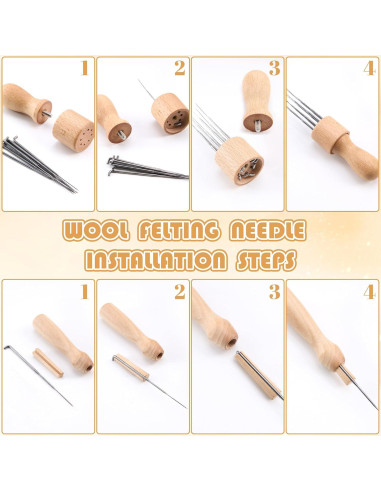 Kit de Fieltro con Aguja DF DUALFERV - 50 Colores Premium