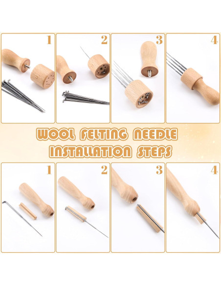 Kit de Fieltro con Aguja DF DUALFERV - 50 Colores Premium Kit de Fieltro con Aguja DF DUALFERV - 50 Colores Premium