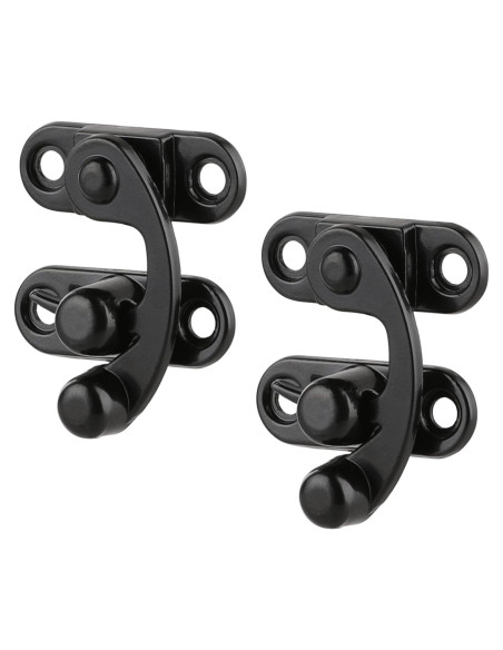 2 Ganchos Antiguos de Cierre Vintage MOZEAT 33x29mm Negro 2 Ganchos Antiguos de Cierre Vintage MOZEAT 33x29mm Negro