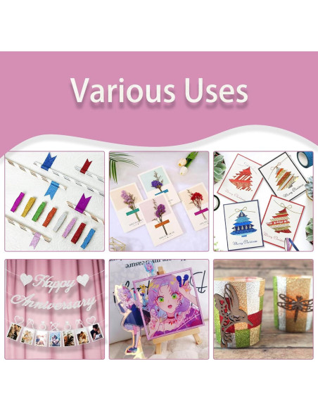 Conjunto de 36 Rollos de Cinta Washi Brillante Funincloud Conjunto de 36 Rollos de Cinta Washi Brillante Funincloud