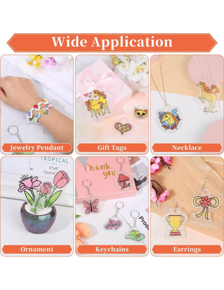 Kit de Llavero Shrinky Art Cridoz - 20 Hojas PVC + Accesorios Kit de Llavero Shrinky Art Cridoz - 20 Hojas PVC + Accesorios