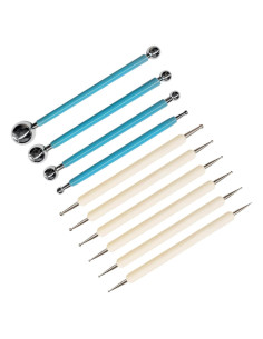 Juego de 10 Herramientas de Punteado HSYMQ para Arte Mandala