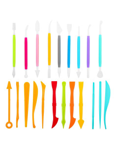 Kit de Herramientas de Arcilla 20 Pcs Hpmjz para Modelado