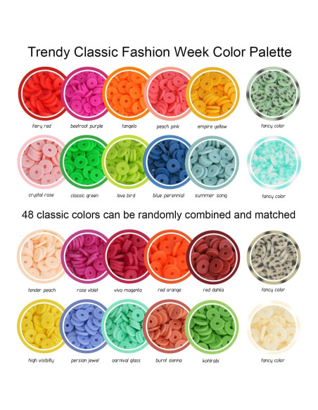 Kit de Fabricación de Pulseras JQEEYGV - 11,000 Piezas, 48 Colores Kit de Fabricación de Pulseras JQEEYGV - 11,000 Piezas, 48 Colores
