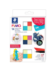 Arcilla Polimérica FIMO Staedtler 12 Colores Criaturas Mágicas