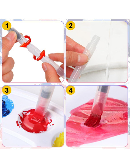 Juego de 12 Pinceles de Agua YGAOHF para Acuarela Juego de 12 Pinceles de Agua YGAOHF para Acuarela