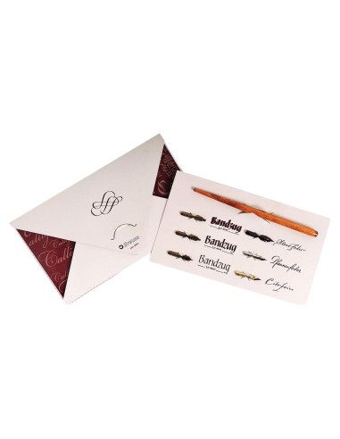 Juego de Caligrafía y Escritura Brause - 6 Plumillas