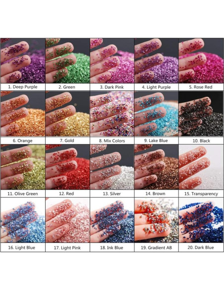 Chips de Vidrio Triturado Cmidy Multicolor 100g 2-4mm Manualidades Chips de Vidrio Triturado Cmidy Multicolor 100g 2-4mm Manualidades