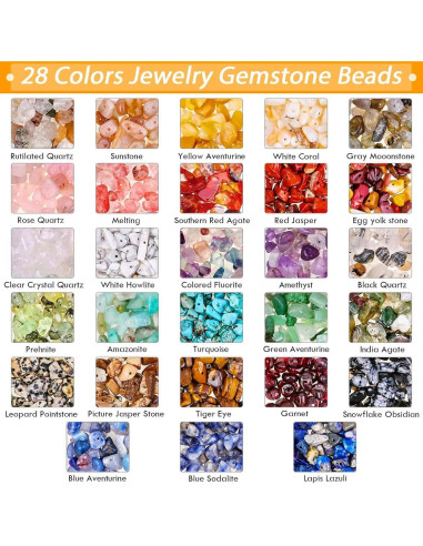 Cuentas de Cristal Selizo para Joyería - 28 Colores Variados